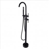 Single handle taps and showers push button freestanding bathtub faucet