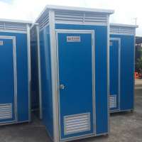 outdoor public portable mobile prefab composting EPS sandwich panel directly discharged toilet